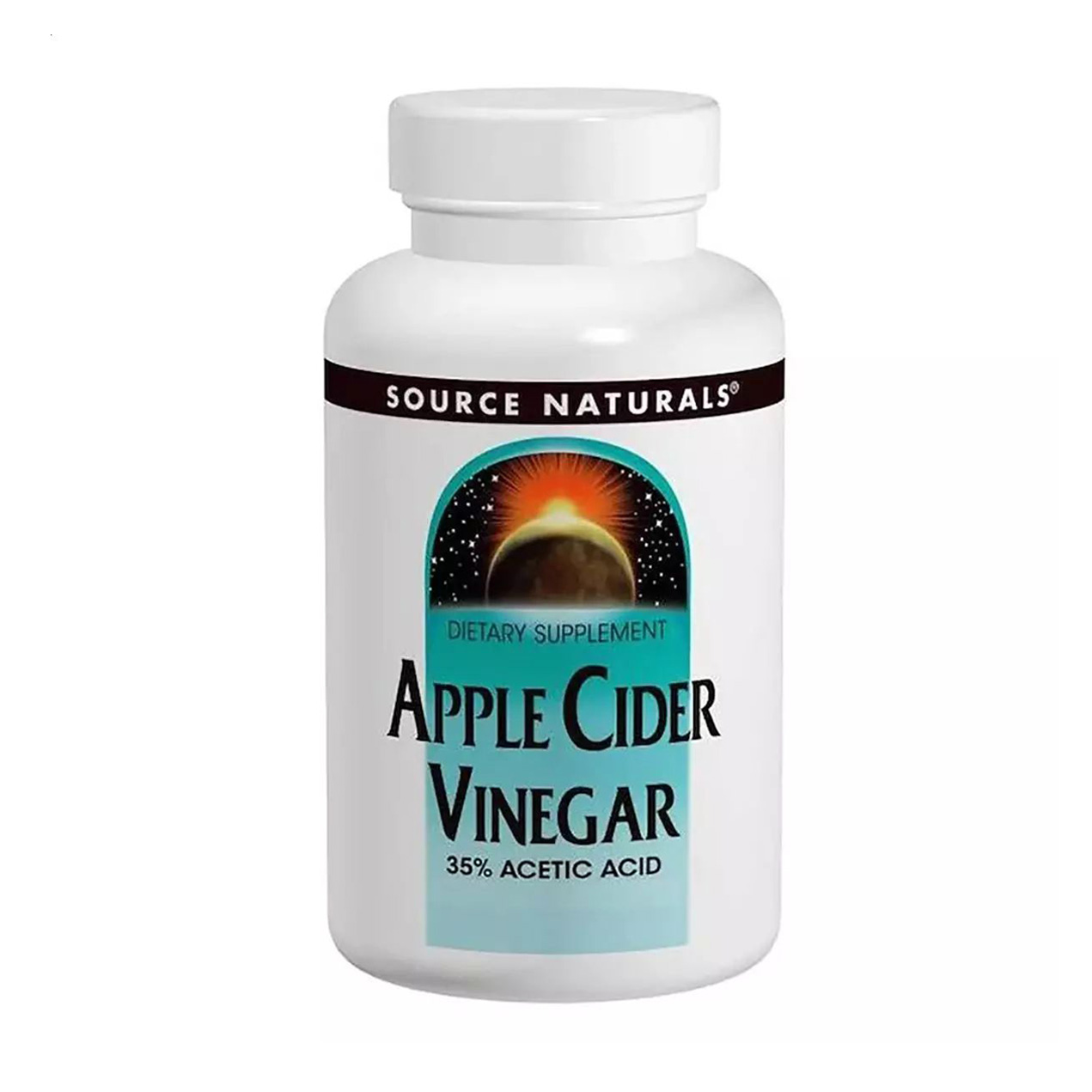 Яблучний оцет Source Naturals Apple Cider Vinegar 500 мг, 180 таблеток